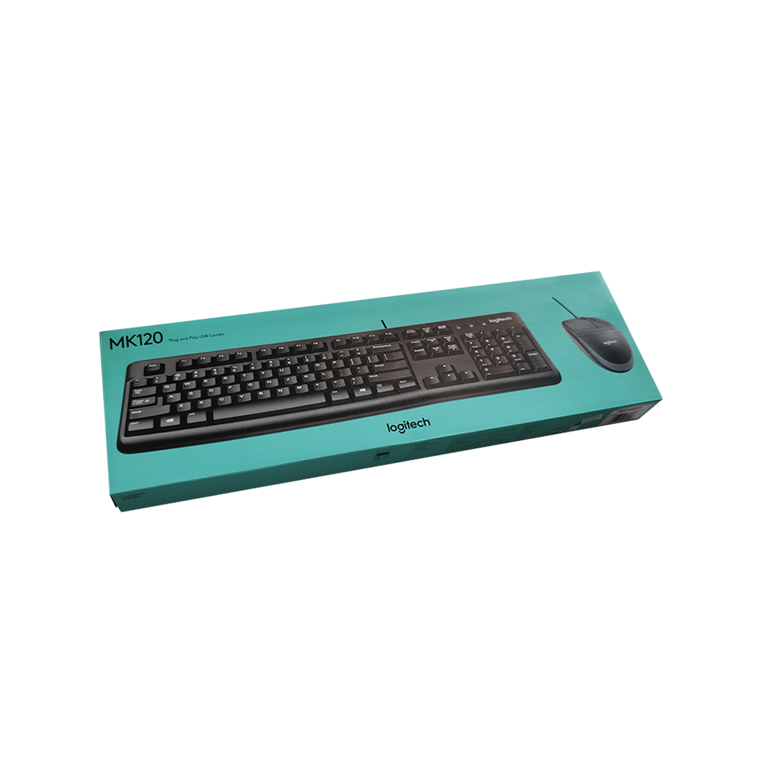 Logitech MK120 Desktop Combo Keyboard and Mouse